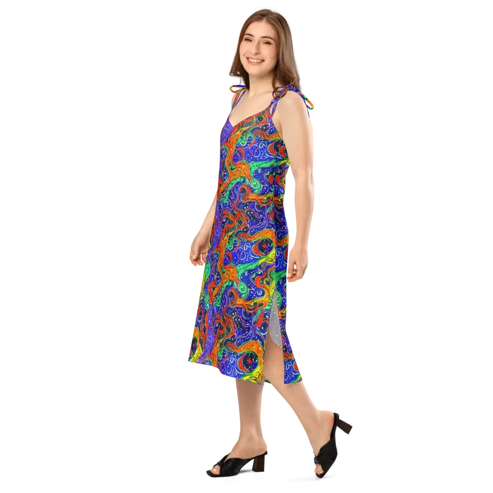 Kaleidoscope Rapids on Slip Dress — Left Front