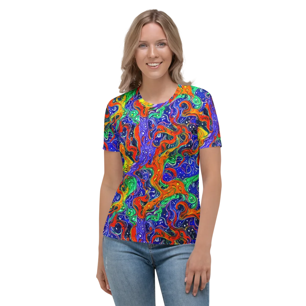 Kaleidoscope Rapids on Women's Crew Neck T-Shirt — Front