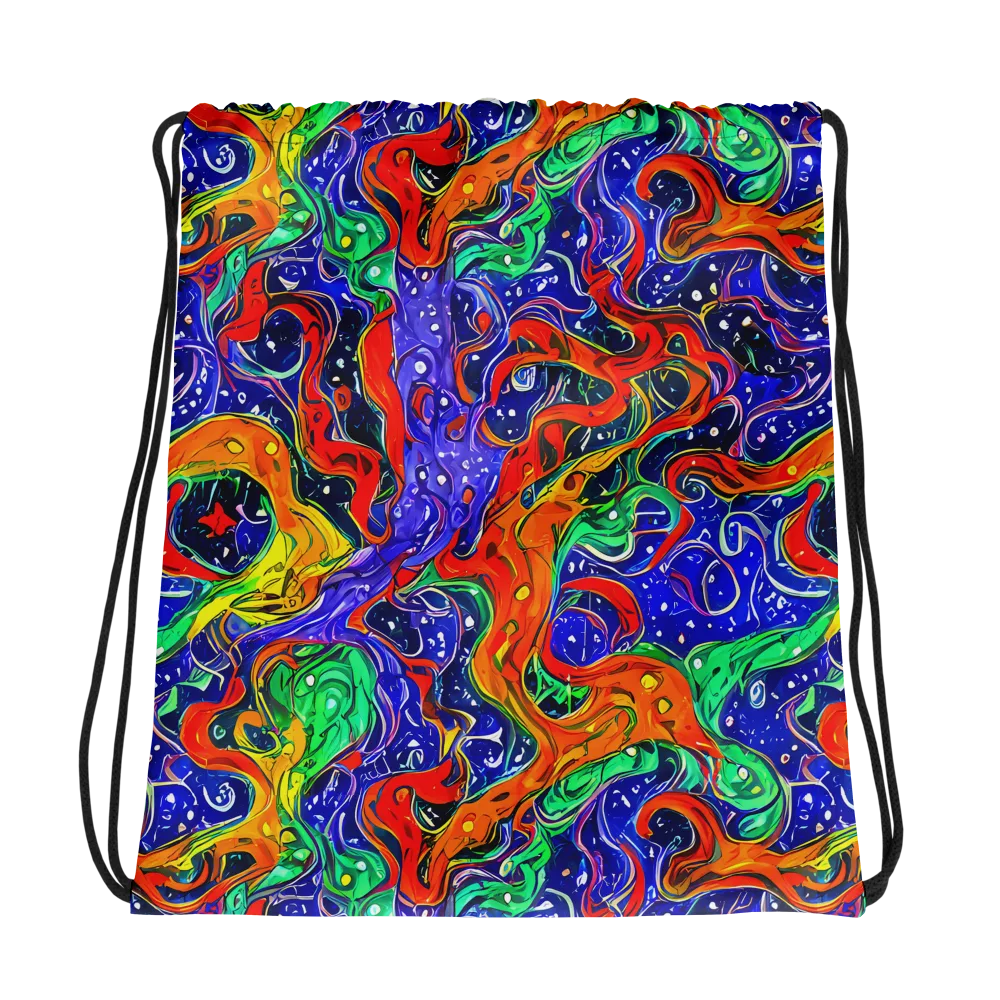 Kaleidoscope Rapids on Drawstring Bag — Photo