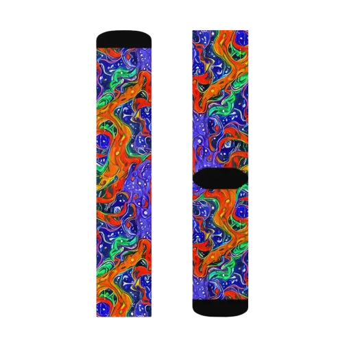 Kaleidoscope Rapids on a Socks