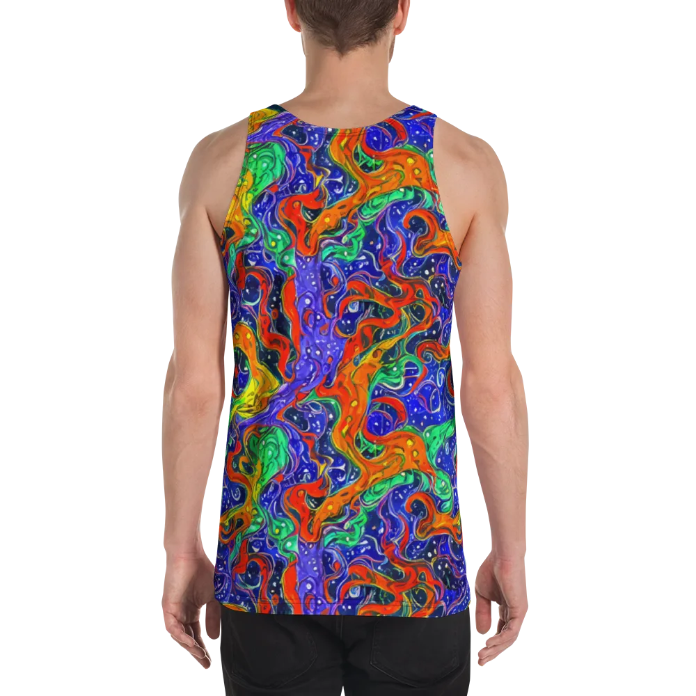 Kaleidoscope Rapids on Men's Tank Top — Back