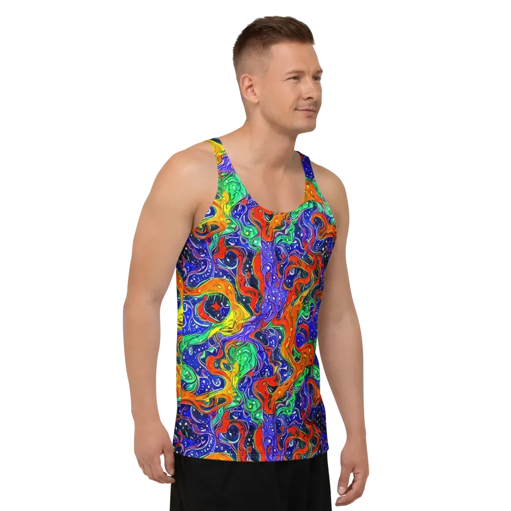 Kaleidoscope Rapids on Men's Tank Top — Right Front