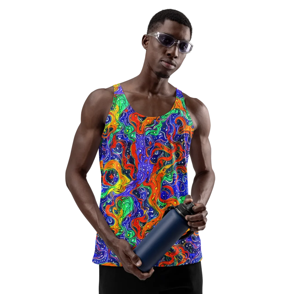 Kaleidoscope Rapids on Men's Tank Top — Front