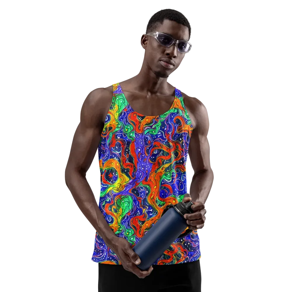Kaleidoscope Rapids on Men's Tank Top — Front