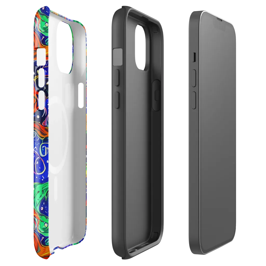 Kaleidoscope Rapids on MagSafe Tough Case for iPhone® — Front