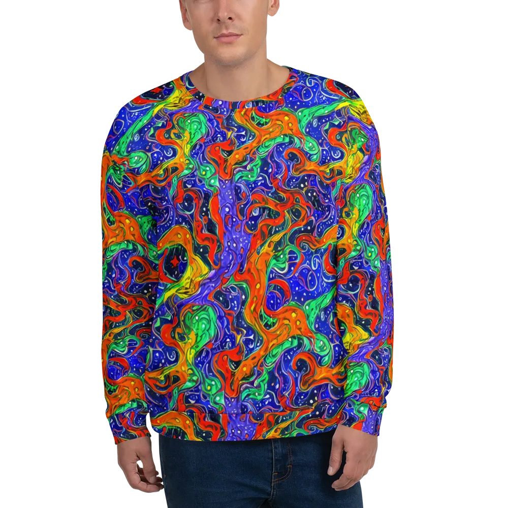 Kaleidoscope Rapids on Sweatshirt — Front