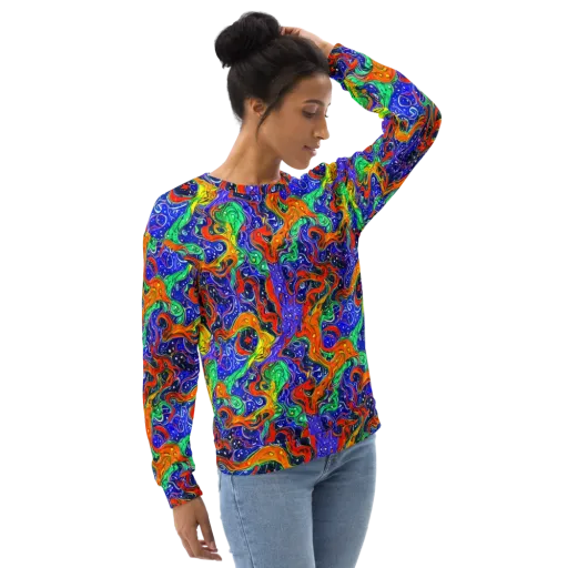Kaleidoscope Rapids on a Sweatshirt