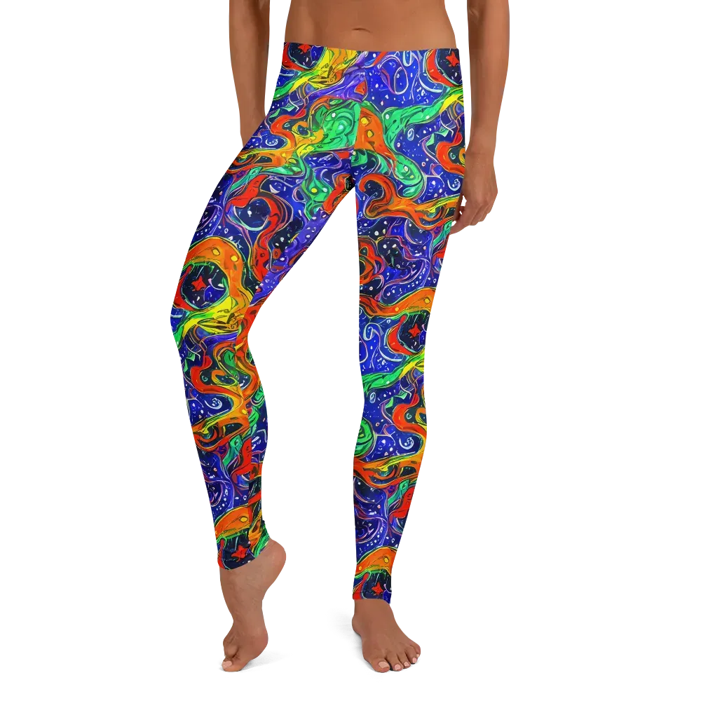 Kaleidoscope Rapids on Leggings — Front