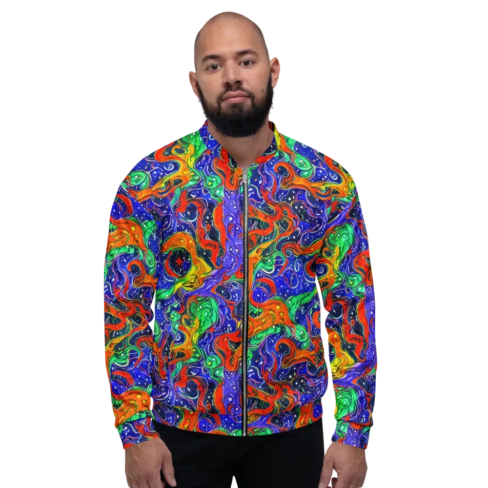 Kaleidoscope Rapids on Bomber Jacket — Front