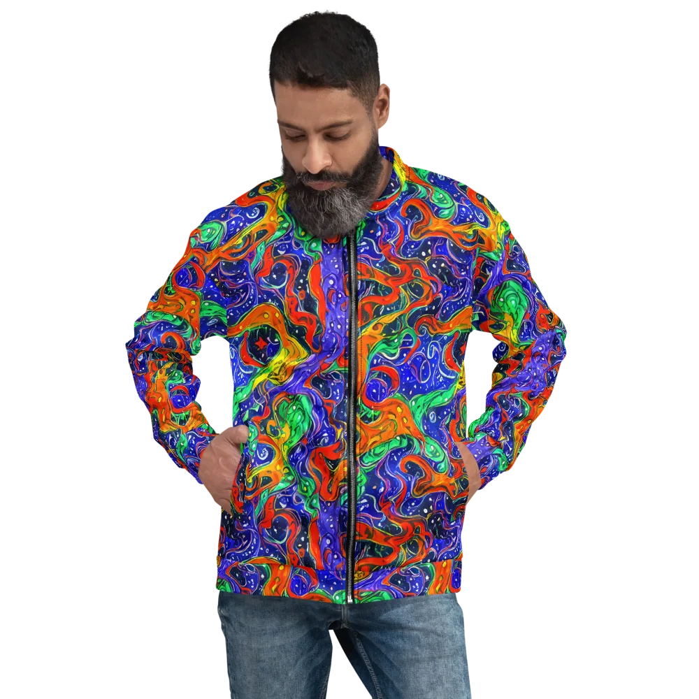 Kaleidoscope Rapids on Bomber Jacket — Front