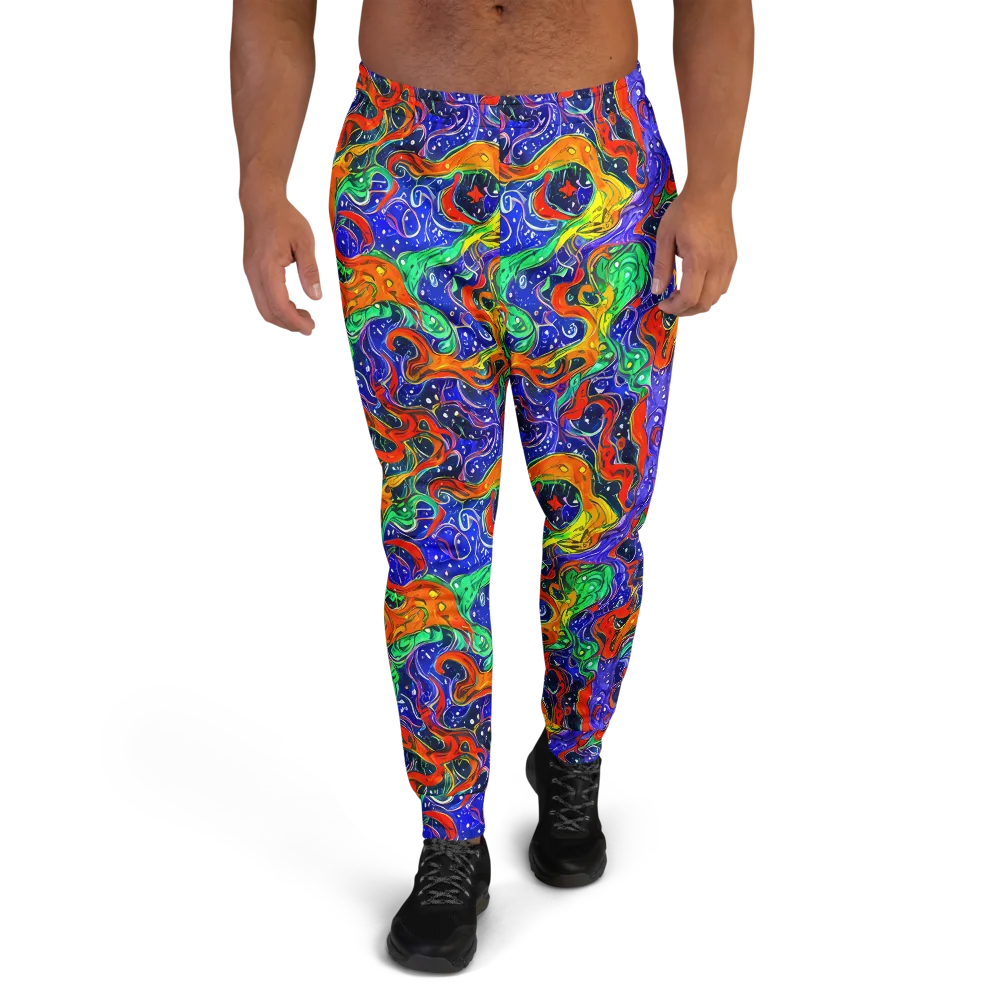 Kaleidoscope Rapids on Men's Joggers — Front