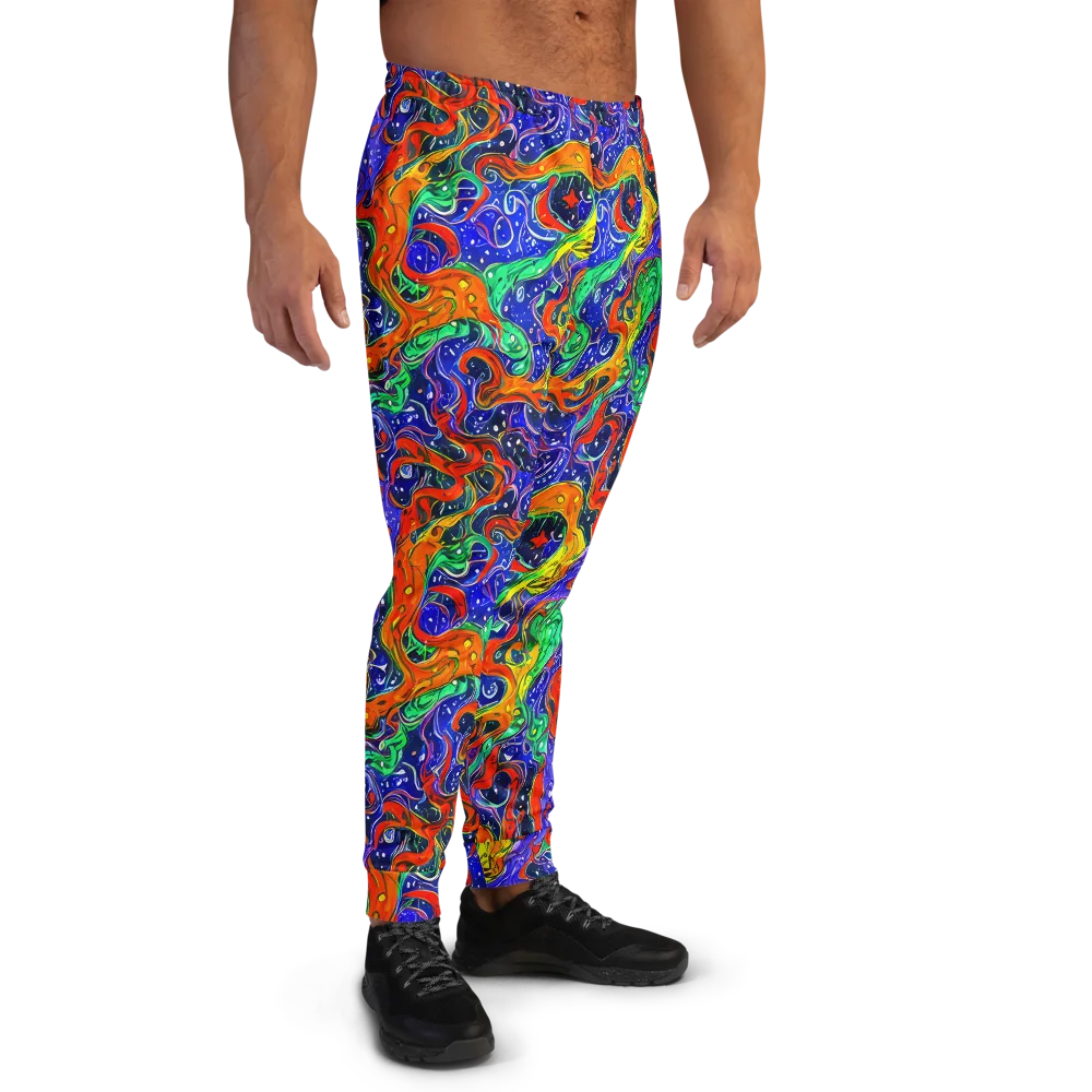 Kaleidoscope Rapids on Men's Joggers — Right