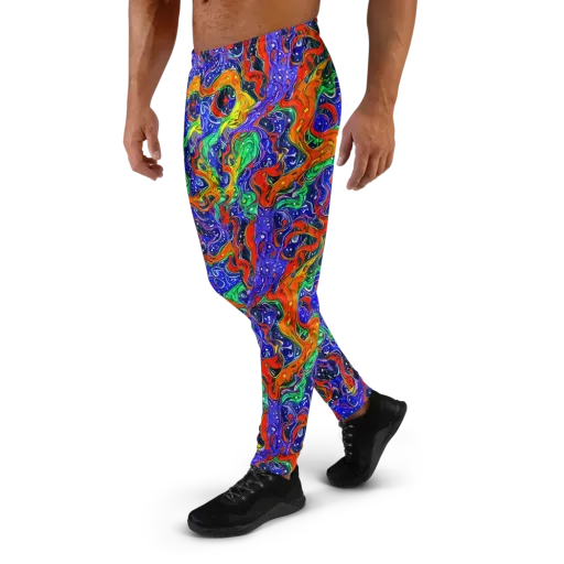 Kaleidoscope Rapids on a Men's Joggers