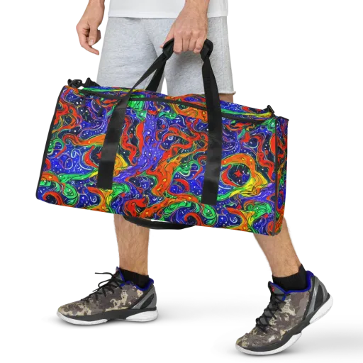 Kaleidoscope Rapids on a Duffle Bag