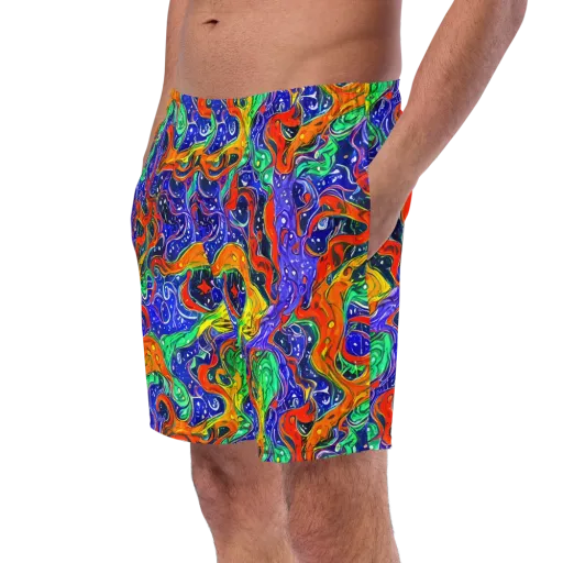 Kaleidoscope Rapids on a Swim Trunks