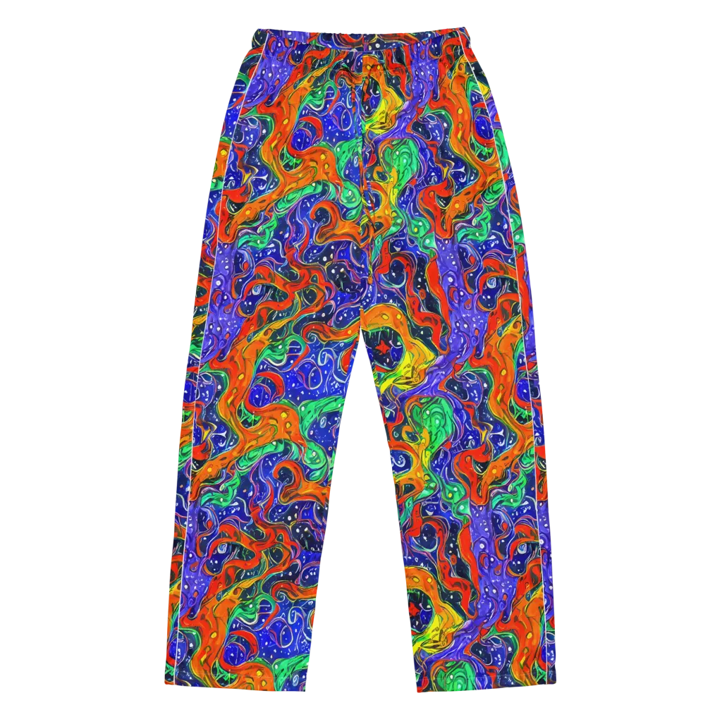 Kaleidoscope Rapids on Women's Pajama Pants — Front