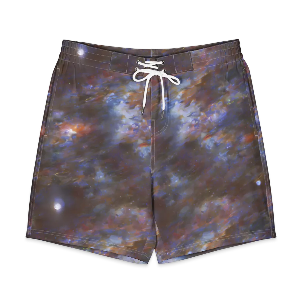 Nebula Brushfire on Men's Board Shorts — Front