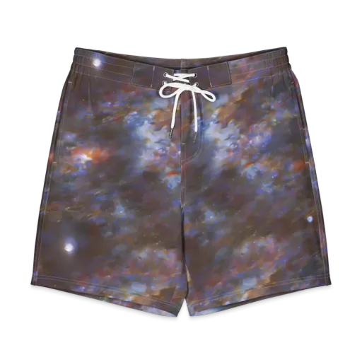 Nebula Brushfire on a Men's Board Shorts