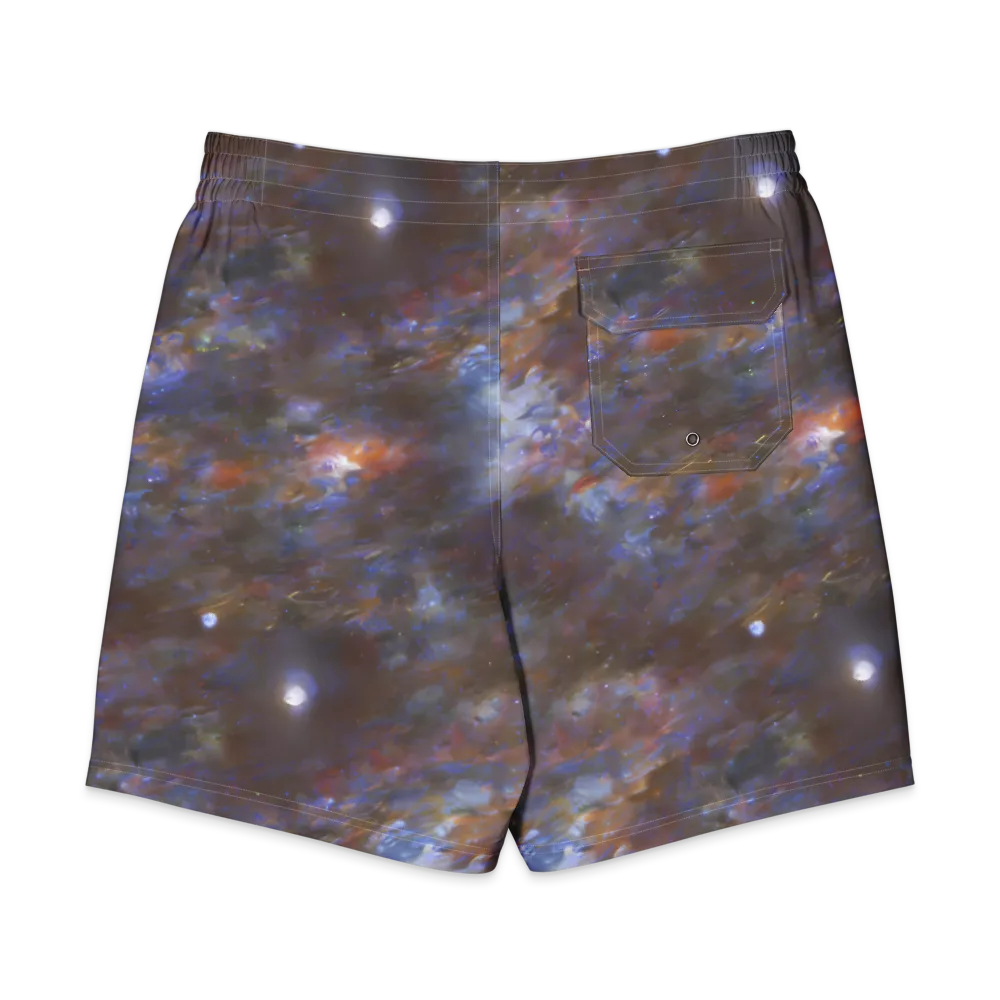Nebula Brushfire on Men's Board Shorts — Back