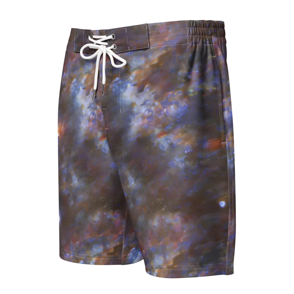 Nebula Brushfire on Men's Board Shorts — Front