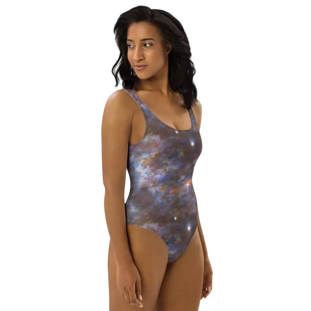 Nebula Brushfire on One-Piece Swimsuit — Right