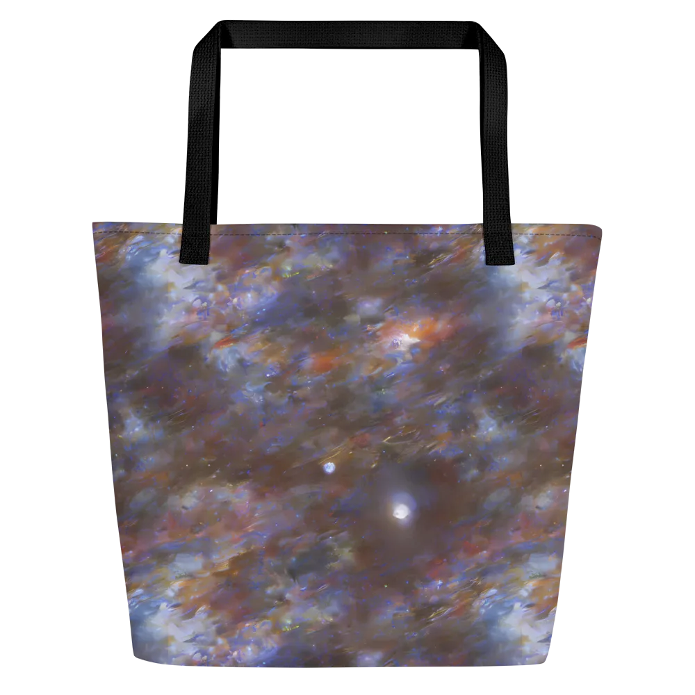 Nebula Brushfire on Large Tote Bag W/ Pocket — Front