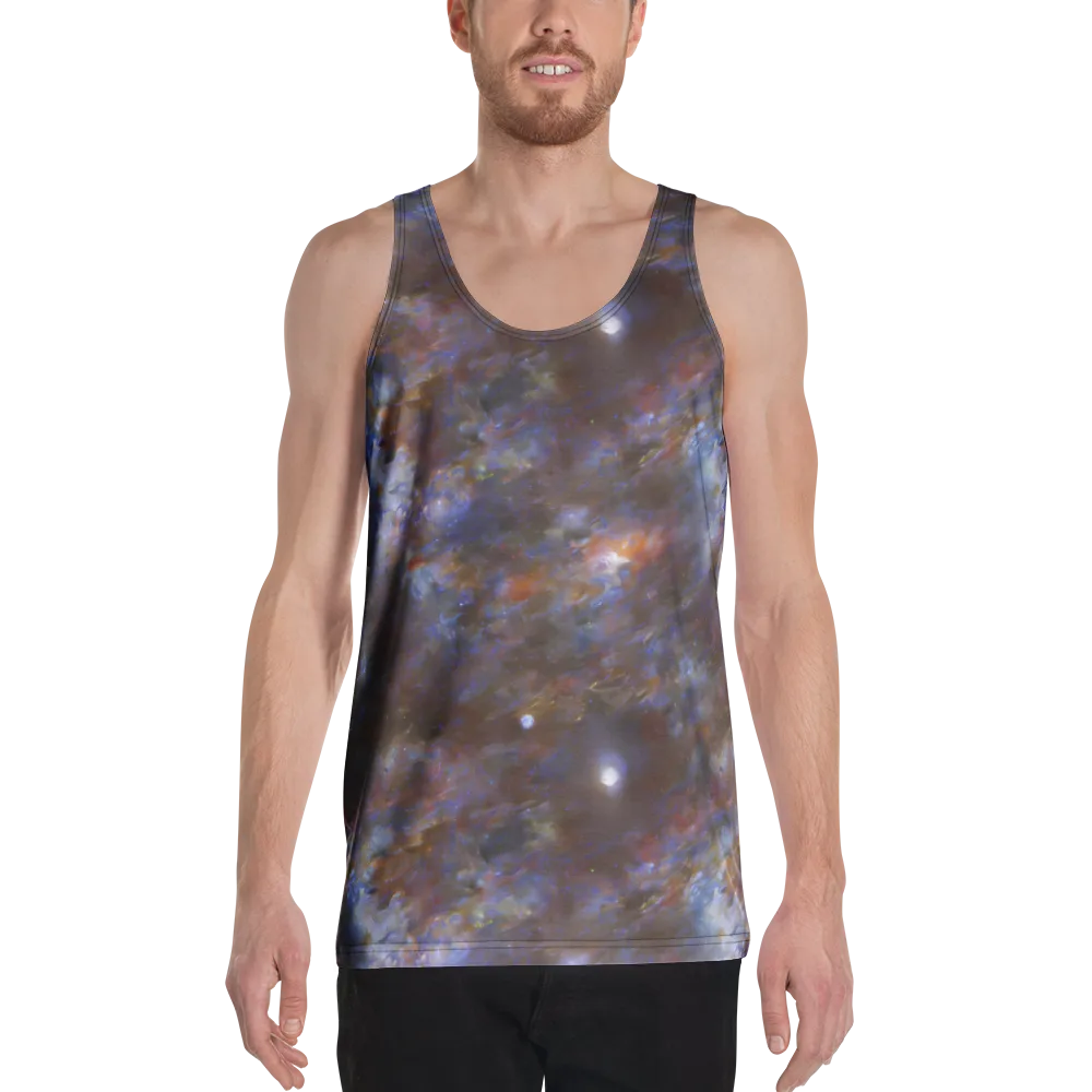 Nebula Brushfire on Men's Tank Top — Front