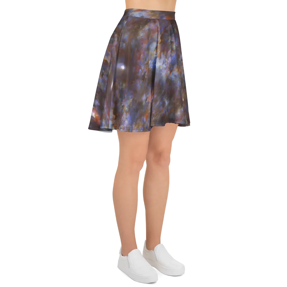 Nebula Brushfire on Skater Skirt — Right