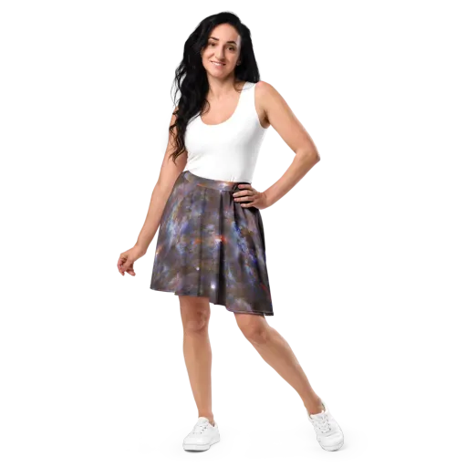 Nebula Brushfire on a Skater Skirt