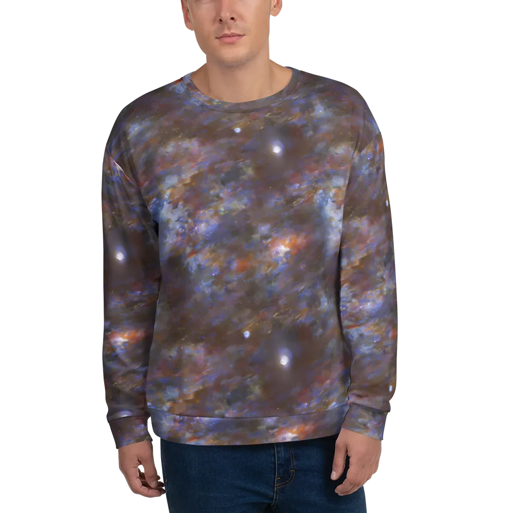 Nebula Brushfire on Sweatshirt — Front