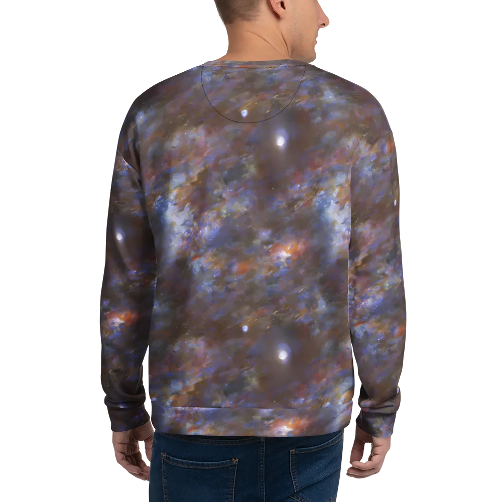 Nebula Brushfire on Sweatshirt — Back