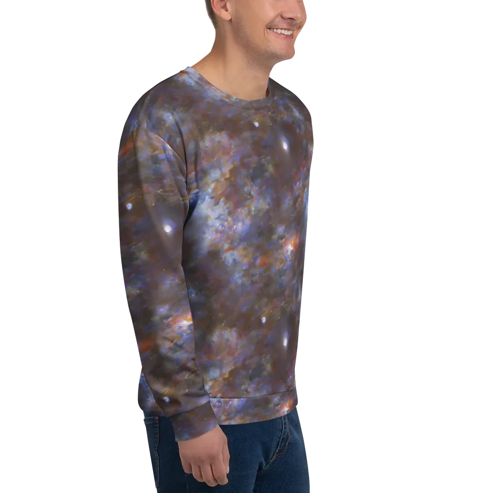 Nebula Brushfire on Sweatshirt — Right Front