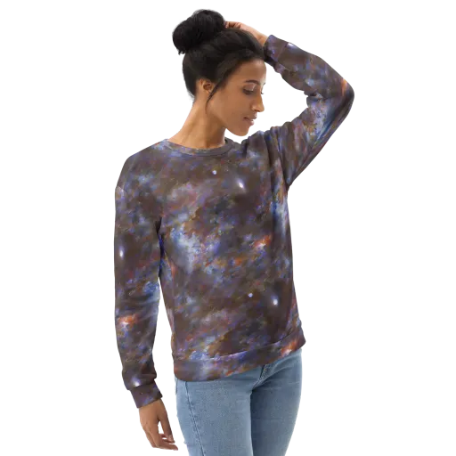 Nebula Brushfire on a Sweatshirt