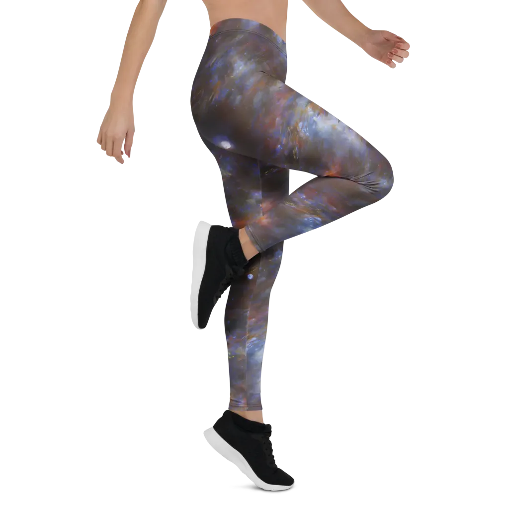 Nebula Brushfire on Leggings — Right