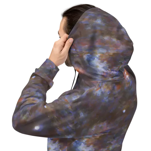 Nebula Brushfire on a Hoodie