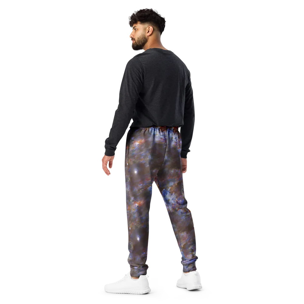 Nebula Brushfire on Men's Joggers — Back
