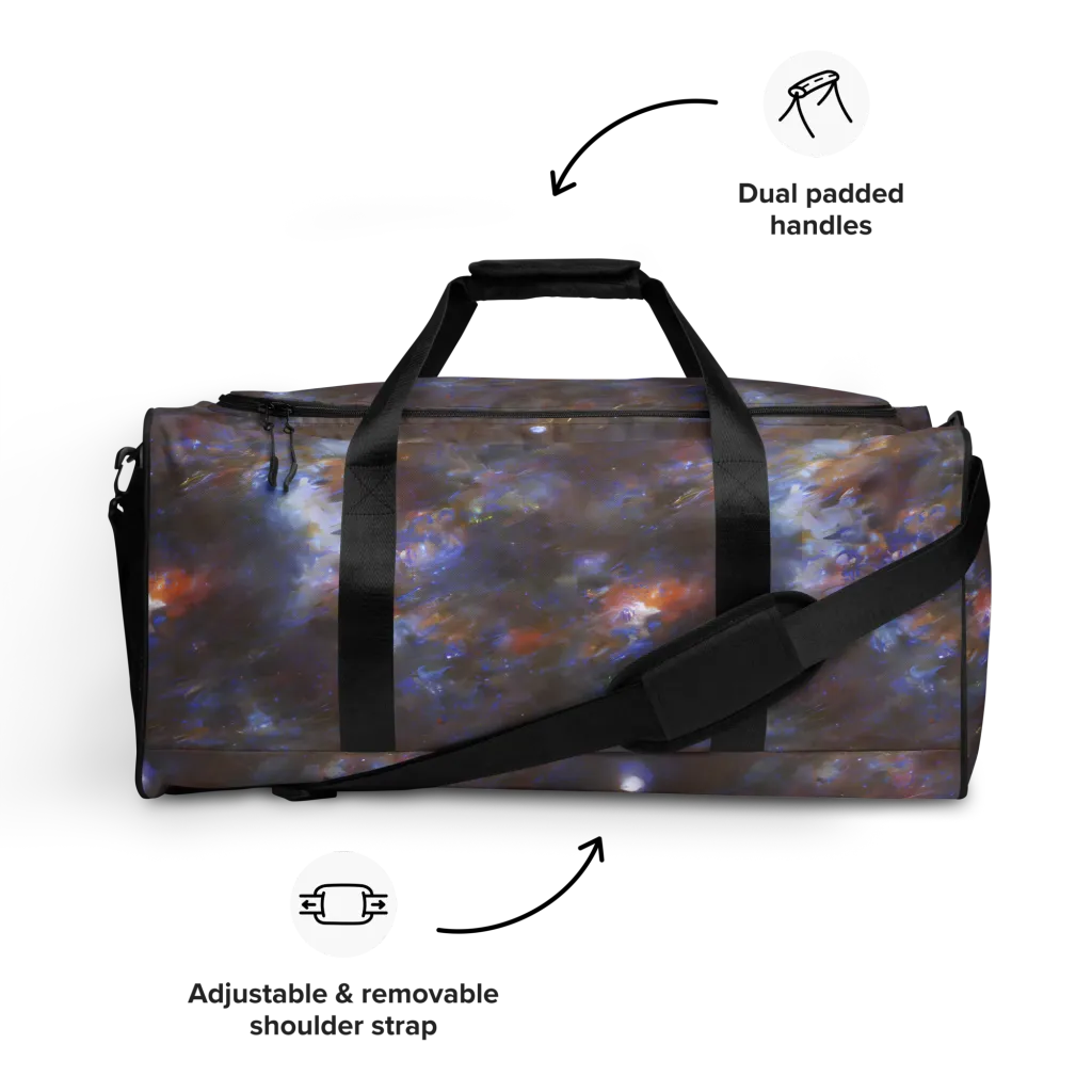 Nebula Brushfire on Duffle Bag — Front