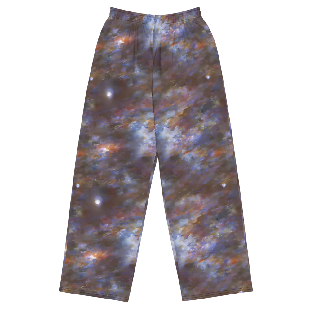 Nebula Brushfire on Wide-Leg Pants — Front