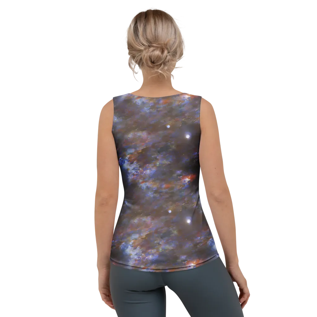 Nebula Brushfire on Women's Tank Top — Back