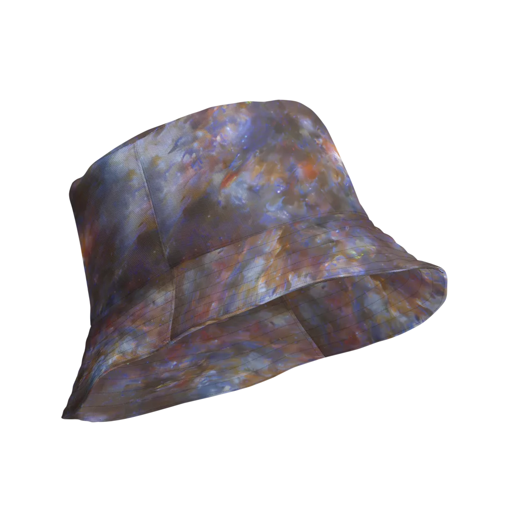 Nebula Brushfire on Reversible Bucket Hat — Product details Outside