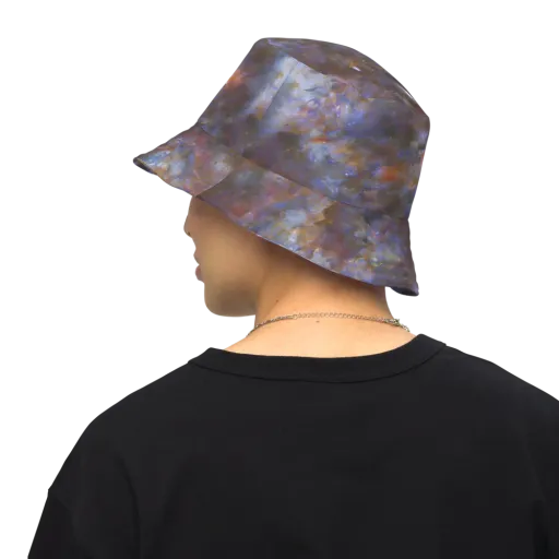 Nebula Brushfire on a Reversible Bucket Hat