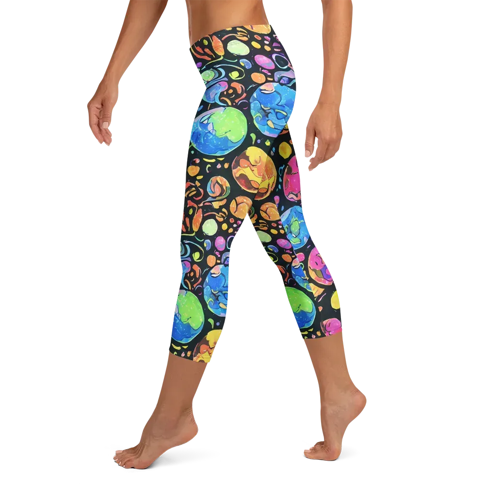 Planet Playground on Capri Leggings — Left
