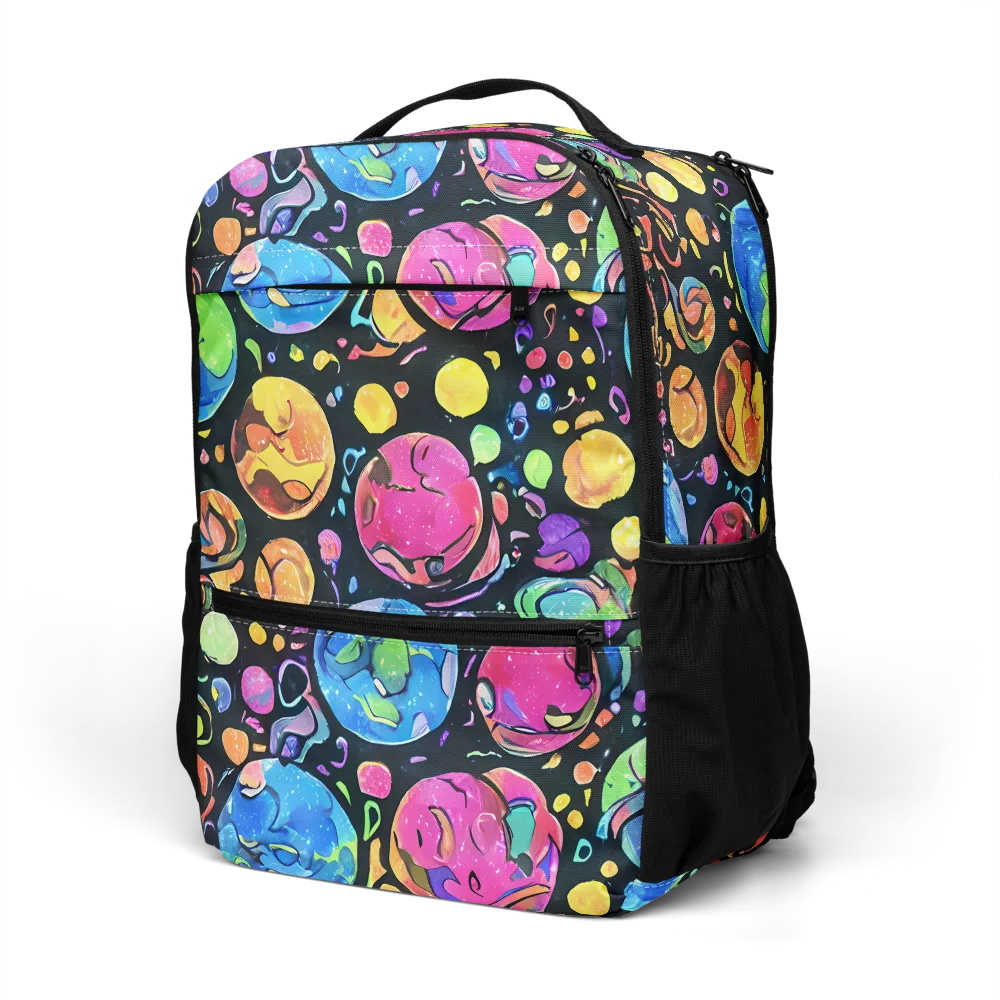 Planet Playground on Utility Backpack — Left Front