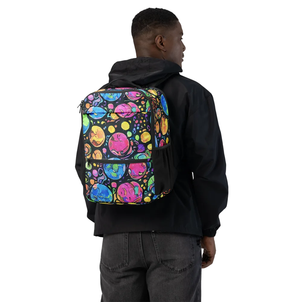 Planet Playground on Utility Backpack — Back