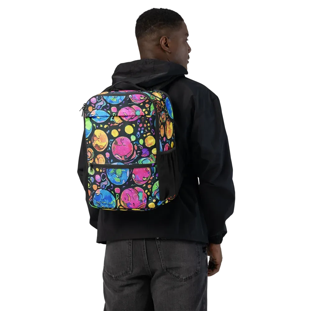 Planet Playground on Utility Backpack — Back
