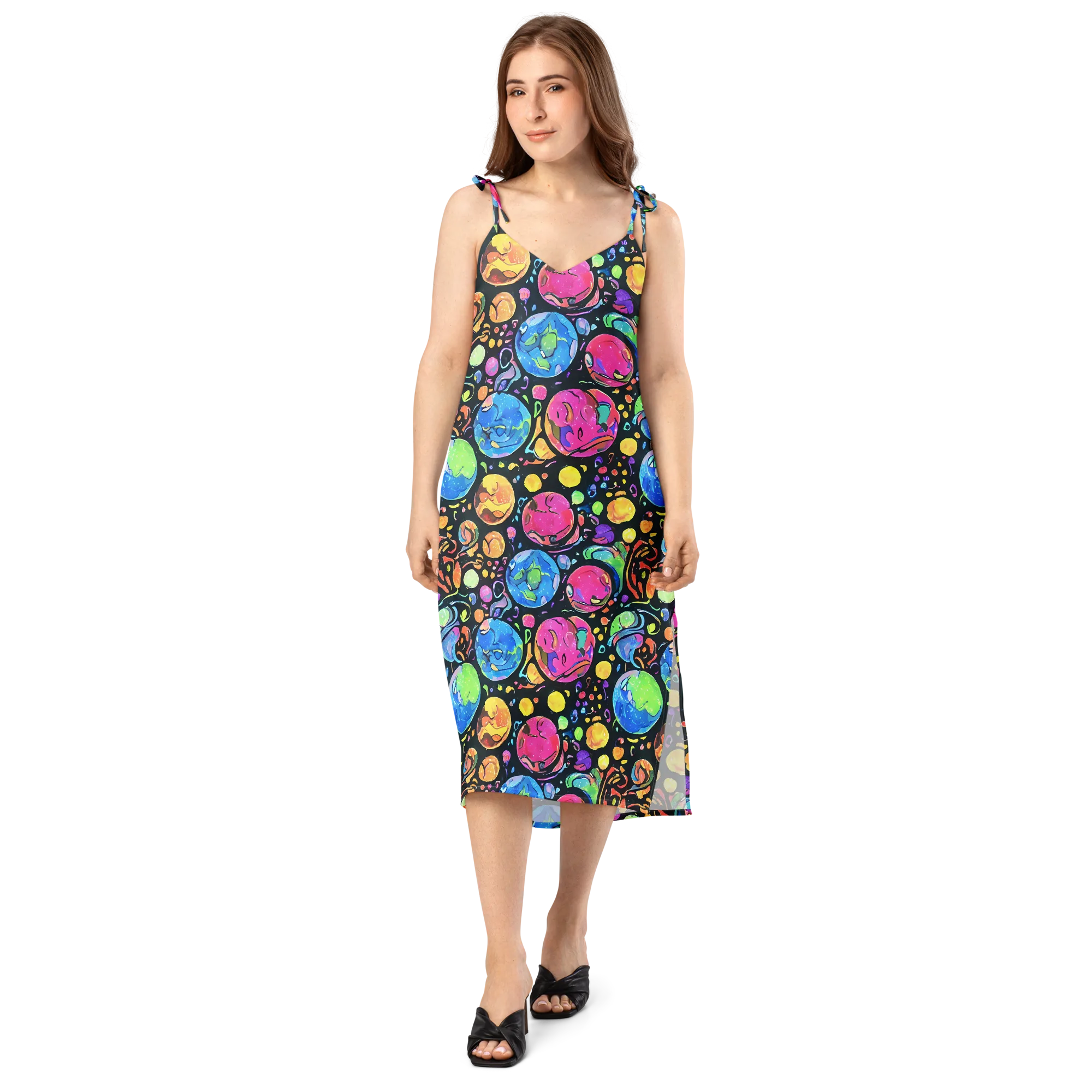 Planet Playground on Slip Dress — Front