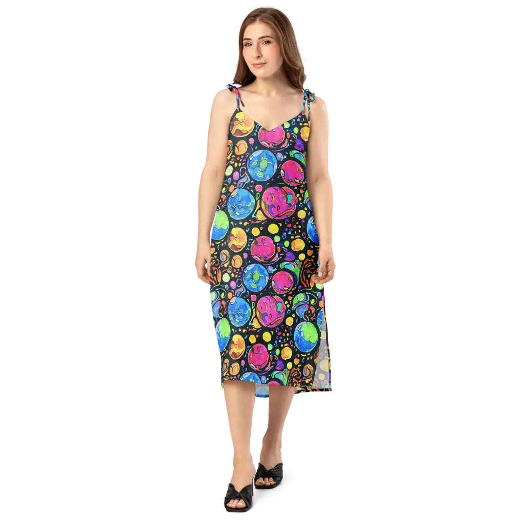 Planet Playground on Slip Dress — Front
