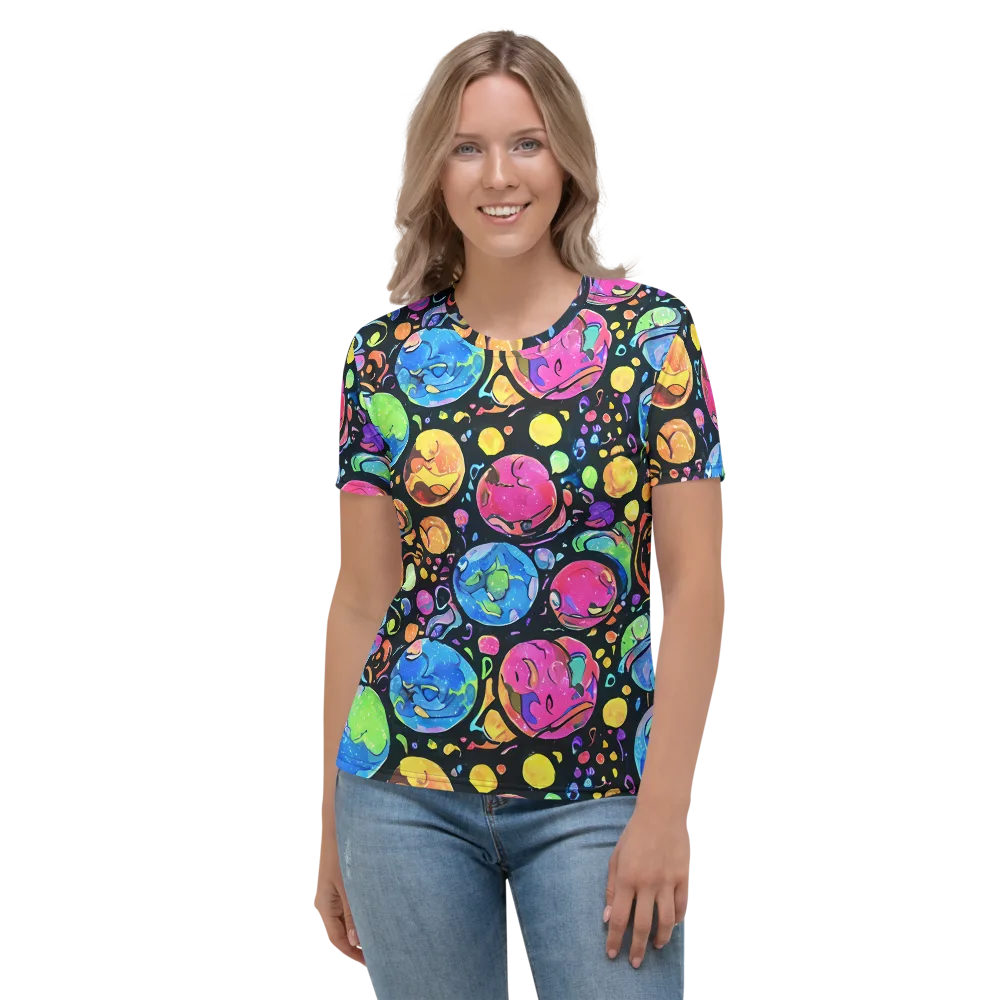 Planet Playground on Women's Crew Neck T-Shirt — Front