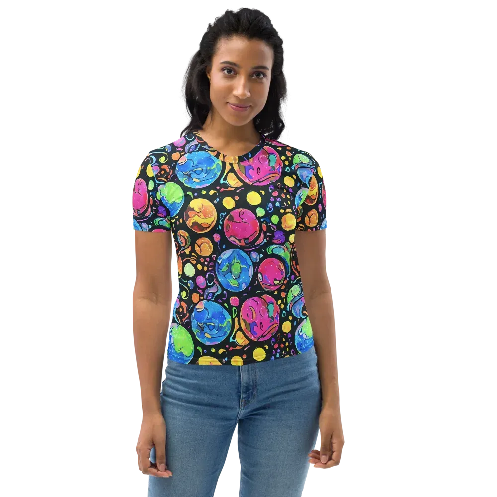 Planet Playground on Women's Crew Neck T-Shirt — Front