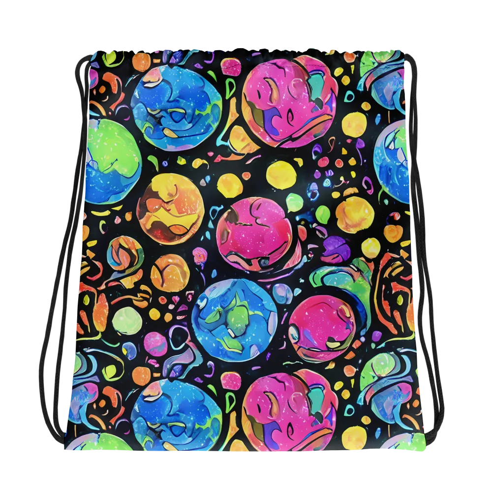 Planet Playground on Drawstring Bag — Photo